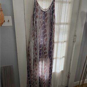 Entro Multicolor Snake Print Dress